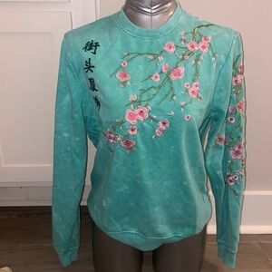 Blind Rooster Small Embroidered Sweatshirt